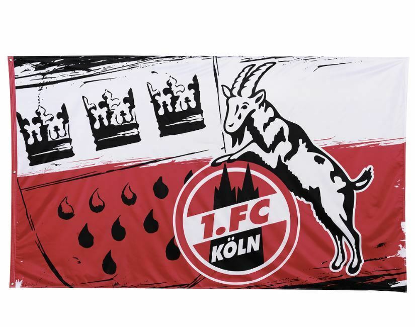 1.FC Köln Fahne Wappen 180x120cm kaufen im Online-Shop von ...